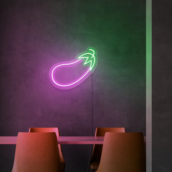 EGGPLANT NEON SIGN