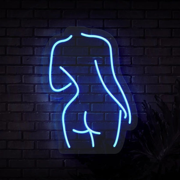 FEMALE BODY BUTTOCKS NEON SIGN