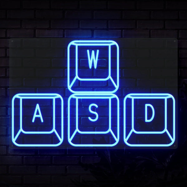 WASD NEON SIGN