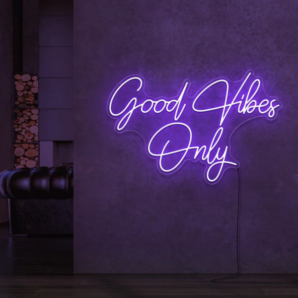 GOOD VIBES ONLY NEON SIGN